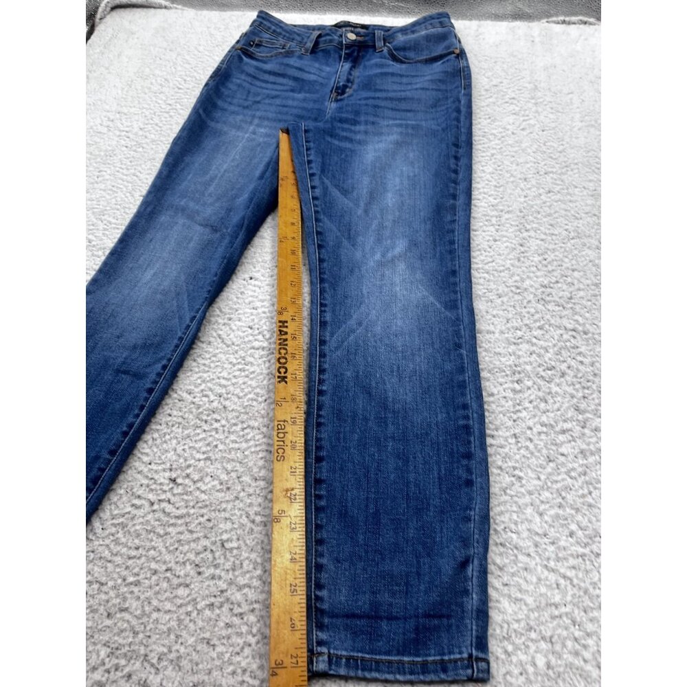 Judy Blue Jeans Womens 5/27 Blue Medium Wash Slim Fit Hi-Rise - Picture 4 of 11